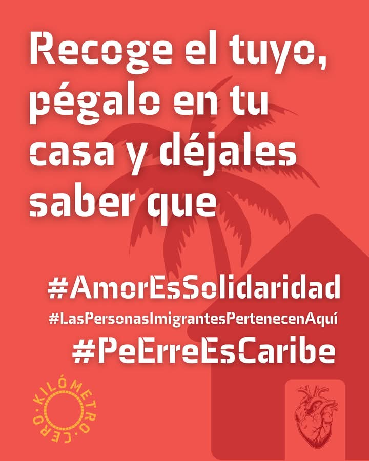 Mañana en el día del amor ❤️, pasa por nuestro punto de encuentro en la Ave. Ponce de León, esquina Calle del Parque para que recojas tu cartel libre de costo. La entrega será tipo servicarro, de 11am a 2pm.

#AgitaYTransforma 
#MásComunidadMenosCastigo