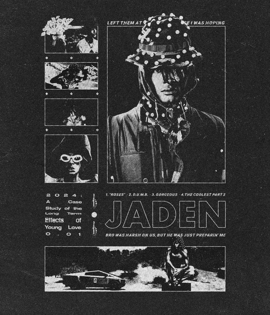 Muvvafudge's tweet photo. 2024: A Case Study (2025)  | A poster design exploring the emotional landscape of Jaden's "2024: A Case Study of the Long-Term Effects of Young Love 0.01" EP

@jaden @msftsrep 

#Jaden #MSFTSrep #2024ACaseStudy #PosterDesign #GraphicDesign #Art #Music https://t.co/nHGcvbFefd