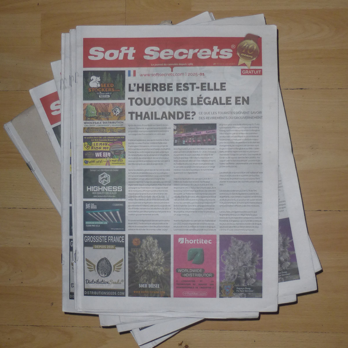 softsecrets_fr's tweet image. Le nouveau Soft Secrets vient d’arriver !  Venez retirer votre exemplaire gratuit dans les shops ou téléchargez la version PDF
Uniquement des articles inédits écrits par les meilleurs spécialistes
softsecrets.com/fr/magazines
#SoftSecrets #CannabisNewspaper