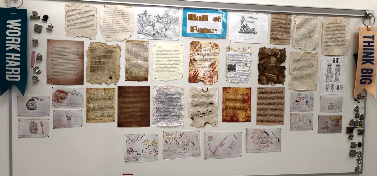 My #WorldHistory students were very creative during their #WWI unit! From creating cartoons to show the causes of the war to writing letters from the trenches as WWI soldiers, they crushed it 😊 <a href="/SevernRunAACPS/">SevernRunHSAACPS</a>
