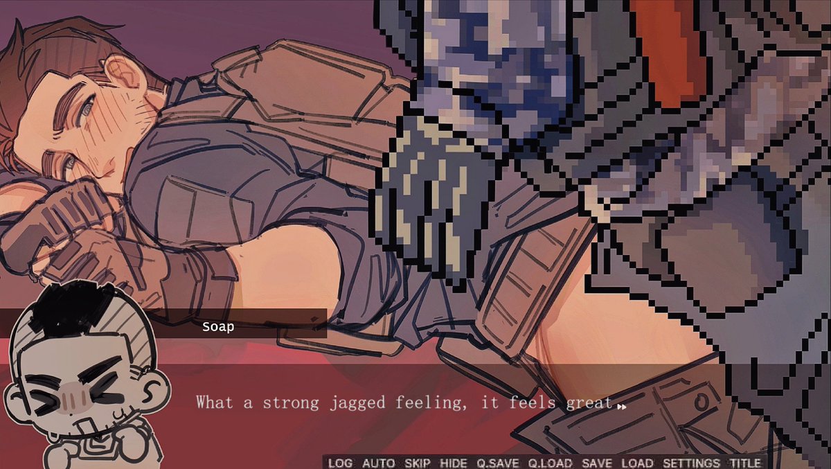 #GhostSoap 改的朋友发的游戏图片 机翻凑合看吧