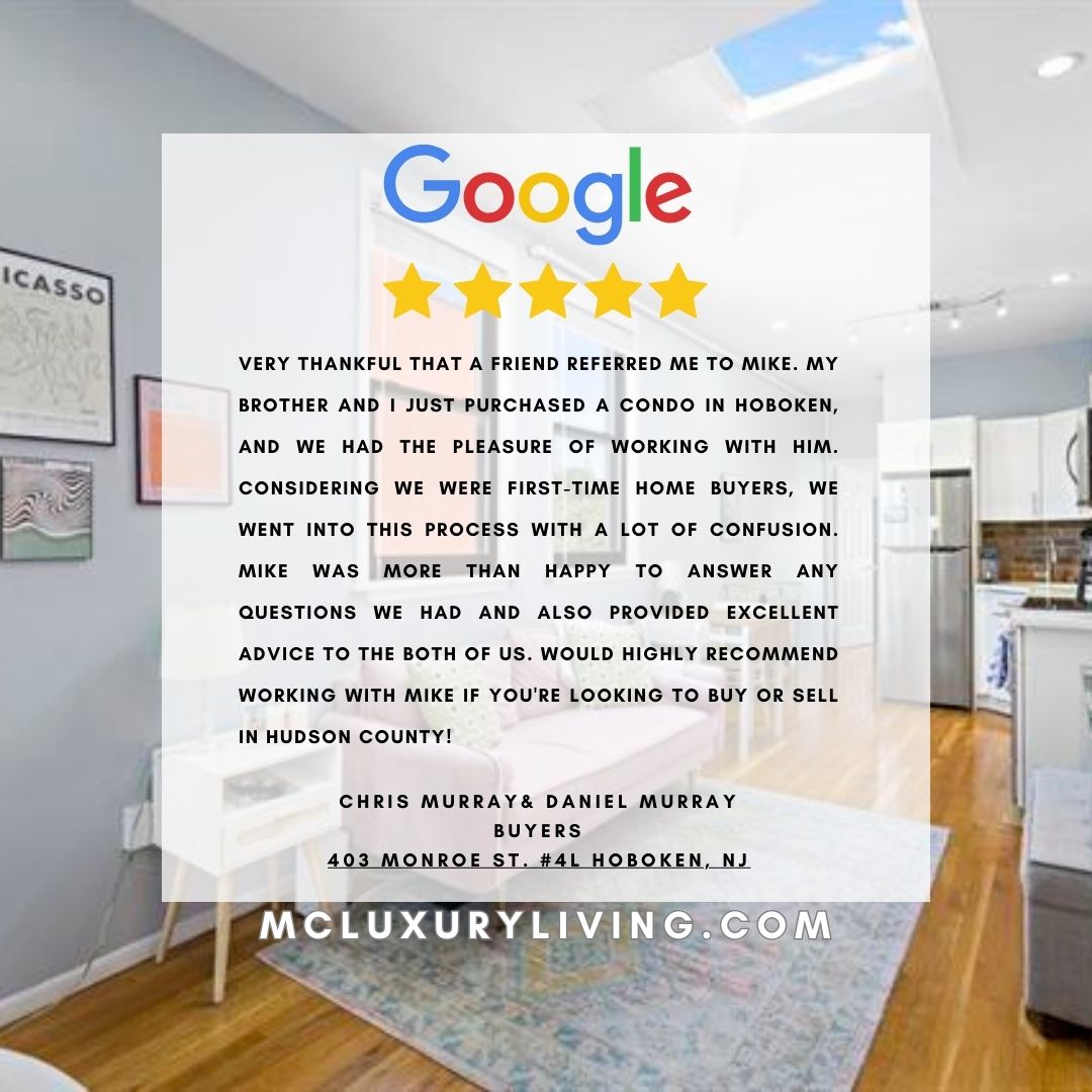 AgentMikeCheck's tweet image. ✨Another 5-Star Review for MC Luxury Living/Michael Check✨💎403 Monroe St. #4L, Hoboken, NJ💎
Helping these two young men—Gemini twin brothers—secure their property was incredibly rewarding! At just 25 years old, they’ve made an impressive move. Congratulations to both of you