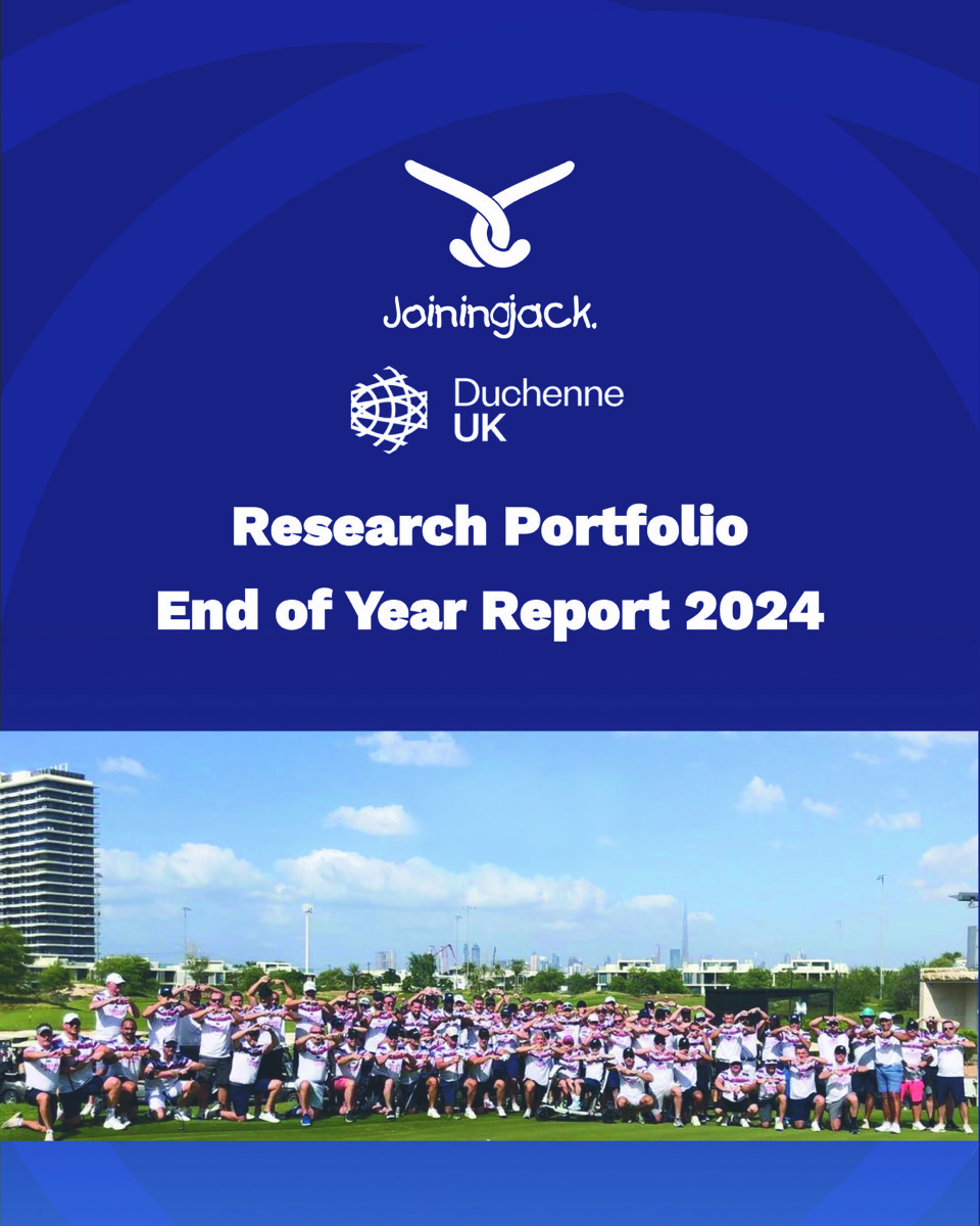 Joining Jack (@alljoinjack) on Twitter photo We're delighted to share our End of Year Research Report, providing an update on all active and completed projects funded by Joining Jack alongside our partners and the national patient charity <a href="/DuchenneUK/">Duchenne UK</a>
joiningjack.org/what-we-do/resβ¦
#thebestsupporters #TeamJJ #Makeadifference ππ We're delighted to share our End of Year Research Report, providing an update on all active and completed projects funded by Joining Jack alongside our partners and the national patient charity <a href="/DuchenneUK/">Duchenne UK</a>
joiningjack.org/what-we-do/resβ¦
#thebestsupporters #TeamJJ #Makeadifference ππ