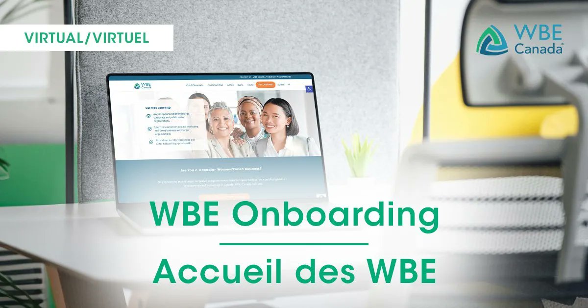 Join our WBE Onboarding call TODAY @1pm ET! Learn the latest news, events, and essential tools. Whether you're new or looking to refresh your team's benefits, this call is for you. Don't forget—it's available in both English and French. See you soon!
wbecanada.ca/event/wbe-onbo…