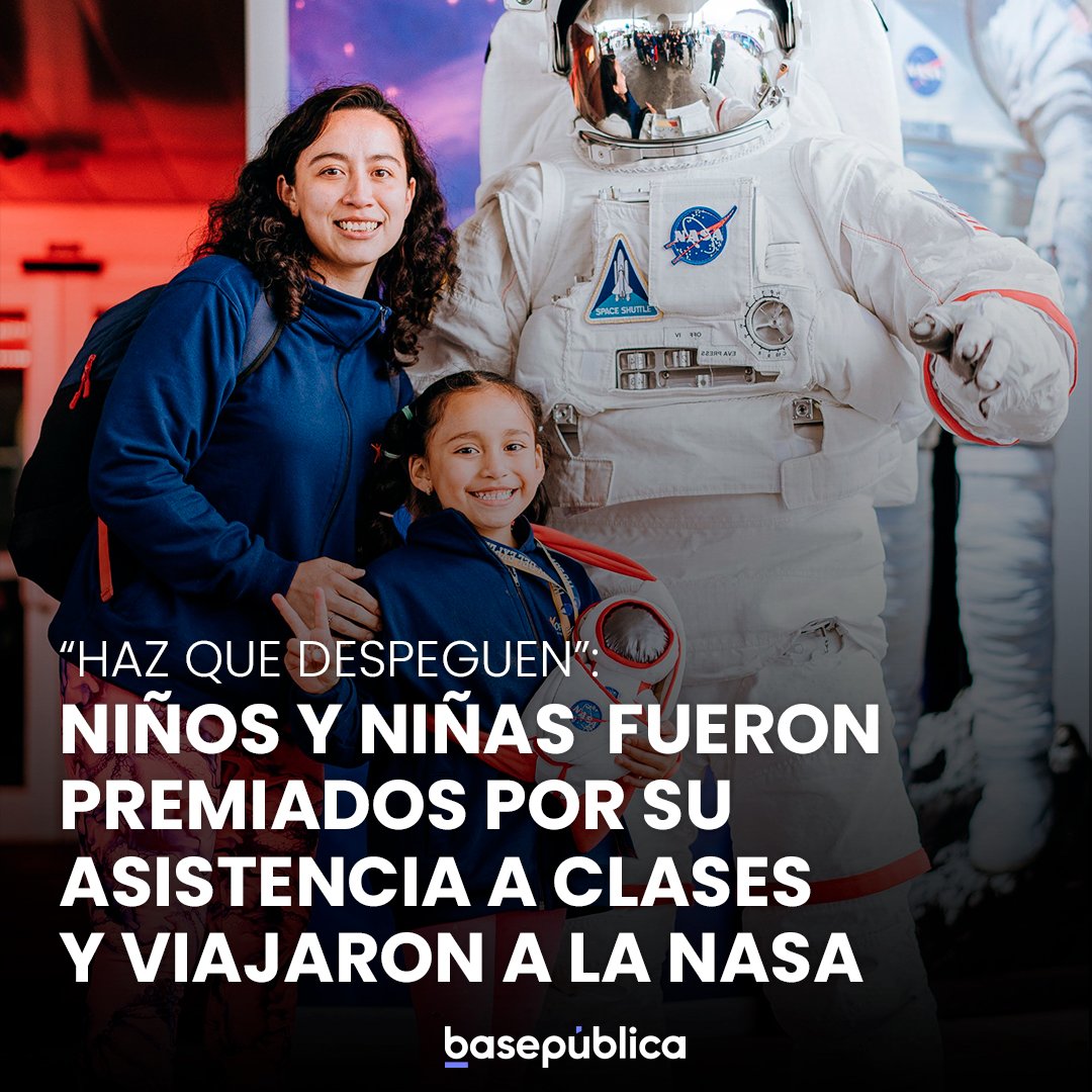 La fundación Educacional Oportunidad organizó este concurso que premió a niños y niñas de párvulo de todo Chile por su excelente asistencia, quienes pudieron viajar al Centro Espacial Kennedy en EE.UU.
Link: bit.ly/40VqM18