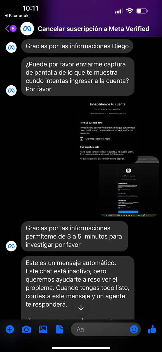 DiLifeArt's tweet photo. ✅ Lo más sano que puedes hacer es CANCELAR los servicios con @Meta @instagram @facebook @WhatsApp Último intento después de más de 20 casos con META, donde se vivió más tristezas que alegrías. 

¡OJO! Como ellos mismo indican su soporte es solo informativo. Asi que si buscas cómo recupera tu CUENTA INHABILITADA no pierdas el tiempo con pagar verificaciones para ''Obtener'' una ayuda mejorar y más personalizada, eso no sirve. 

Solo eres una simple estadística más para una compañía multimillonaria, que en vez de volver más humana sus plataformas dejan que miles de usuarios sean bloqueados sin el derecho a una apelación donde se pueda enviar todas las pruebas del error cometido y permitir al usuario corregirlas. 

Último caso abierto: 1281795072933145 antes de la cancelación de los servicios de pago. 

#cuentainhabilitada #soportemeta #malservicio #meta #inhabilitado #cuentacerrada #cuentaeliminada #instagram #Facebook #whatsapp