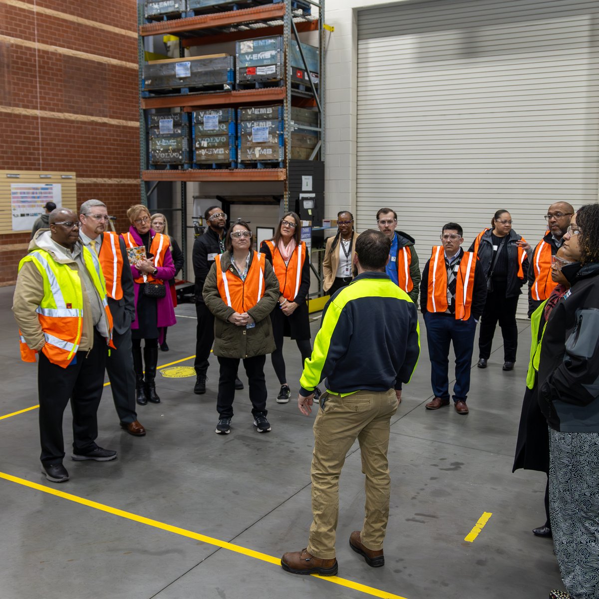 This week, we're proud to partner with <a href="/gsochamber/">Greensboro Chamber</a> and Business High Point Chamber to host <a href="/GCSchoolsNC/">Guilford Co. Schools</a> educators to exploring career pathways for students. Together, we're building the future workforce of North Carolina! 🎓🚛 #WeAreVolvoGroup #Education