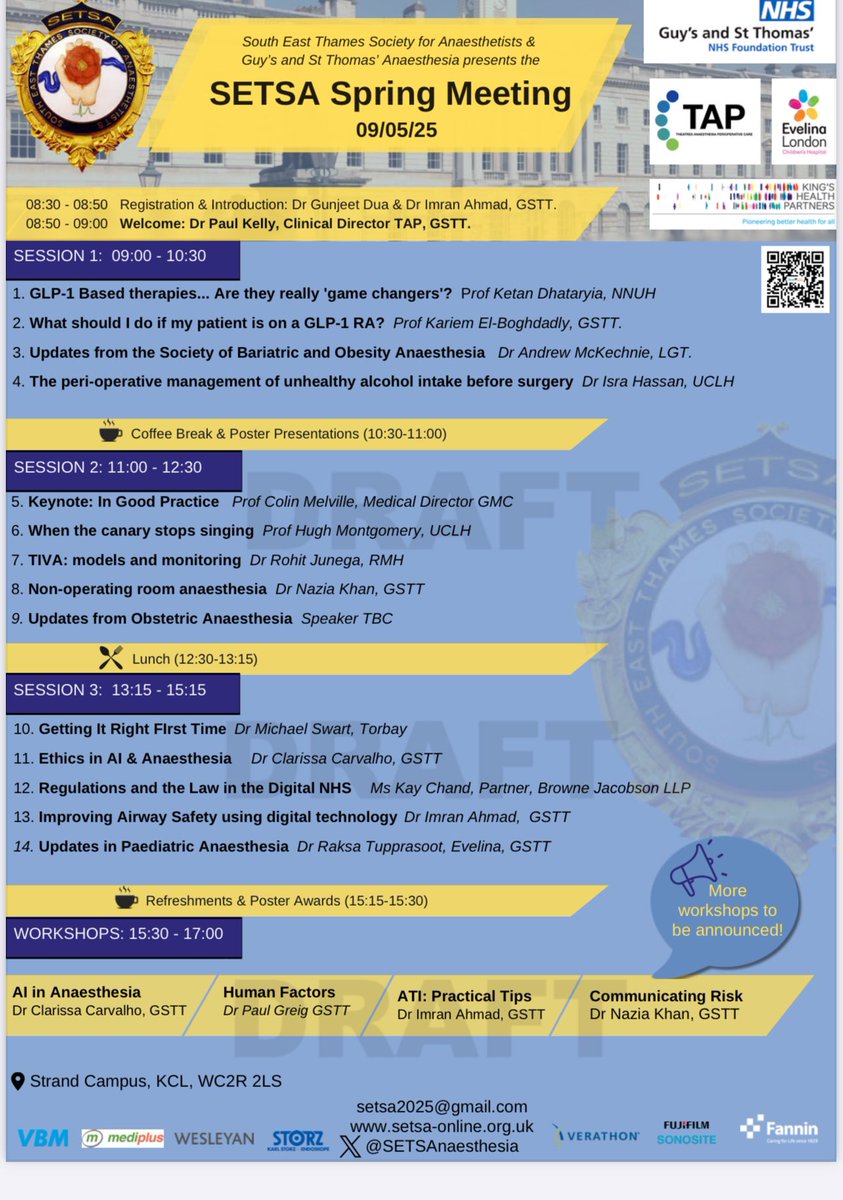 GSTT Anaesthesia tweet media
