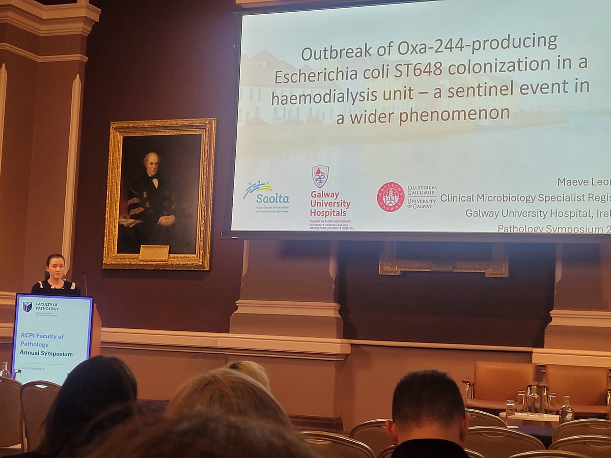 Irish Society of Clinical Microbiologists (@iscm_micro) on Twitter photo Next up <a href="/RCPI_news/">Royal College of Physicians of Ireland</a> one of our SpRs presenting on a CPE outbreak with the use of molecular information to help inform outbreak management Next up <a href="/RCPI_news/">Royal College of Physicians of Ireland</a> one of our SpRs presenting on a CPE outbreak with the use of molecular information to help inform outbreak management