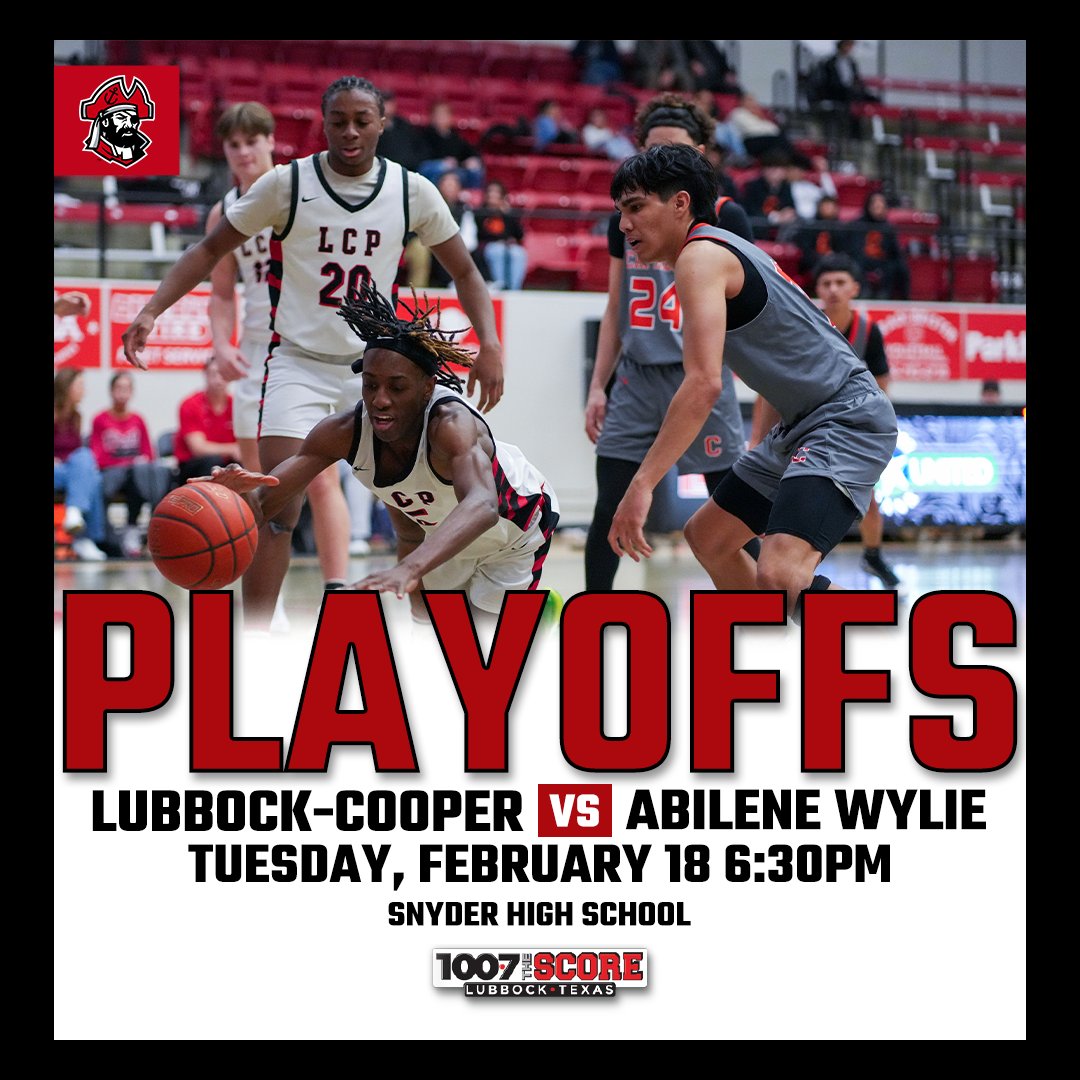 🏀Lubbock-Cooper Pirates Playoff Information🏀
<a href="/BasketballLCP/">Lubbock-Cooper Boys Basketball</a>