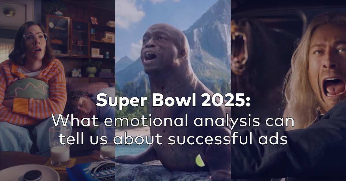 The #SuperBowlAds that made us cheer, cry, and gasp 🏈

Our AI-powered creative analysis revealed what resonated most in this year’s #SuperBowl ads. Which emotions ruled the game? And which brands took the biggest risks?

Read our blog for the breakdown: hubs.ly/Q036DMR00