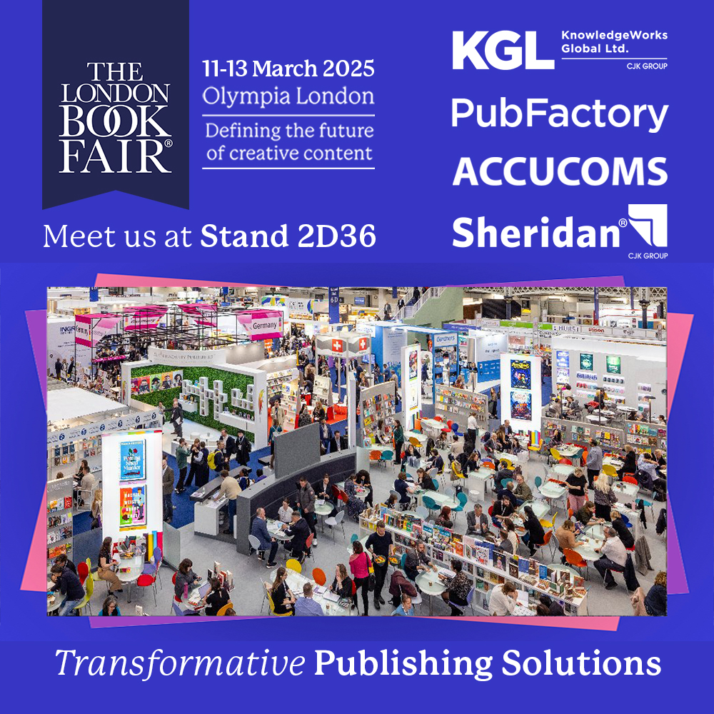 KnowledgeWorks Global Ltd (@kwgloballtd) on Twitter photo Heading to #LBF25? Learn about transformative publishing solutions from KGL & <a href="/SheridanGroup/">Sheridan | @sheridangroup.bsky.social</a>. Talk to us about the #EAA, peer review, integrated hosting on <a href="/PubFactory/">KGL PubFactory</a>, connecting with librarians via <a href="/Accucoms/">Accucoms</a>, or delivering your ideas in print. Meet us: kwglobal.com/event/lbf2025/ Heading to #LBF25? Learn about transformative publishing solutions from KGL & <a href="/SheridanGroup/">Sheridan | @sheridangroup.bsky.social</a>. Talk to us about the #EAA, peer review, integrated hosting on <a href="/PubFactory/">KGL PubFactory</a>, connecting with librarians via <a href="/Accucoms/">Accucoms</a>, or delivering your ideas in print. Meet us: kwglobal.com/event/lbf2025/