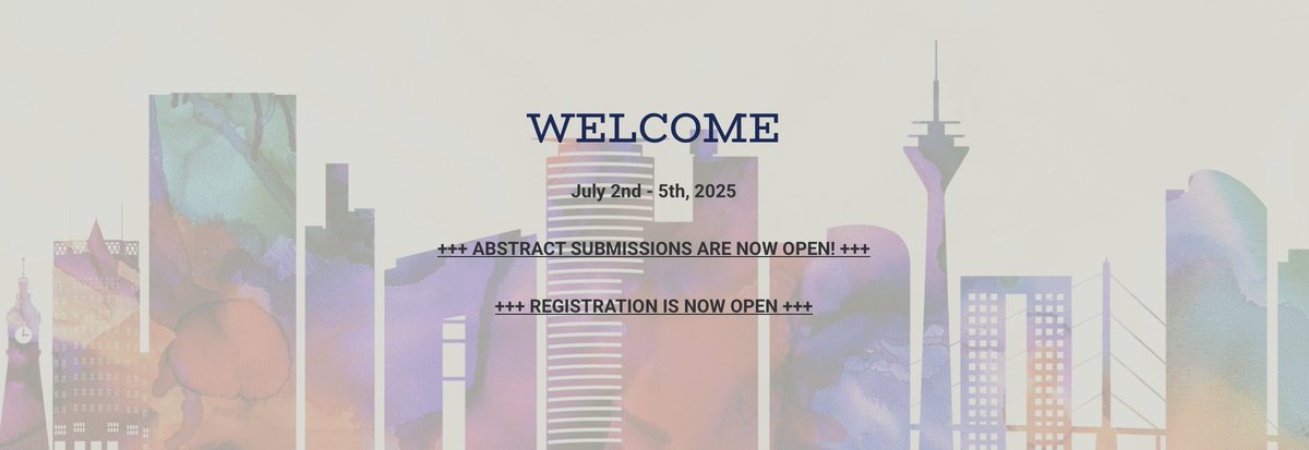 💜WELCOME TO DÜSSELDORF💜

☀️The annual meeting of the #EPC 2️⃣0️⃣2️⃣5️⃣ will be in amazing Düsseldorf 🇩🇪 July 2-5

🌱Come thrive with us in the wonderful world of the  #pancreas🔥

📝Excellent program
🗣️World-reknown speakers
🍻and FUN times‼️

👇👇👇
epc2025.eu