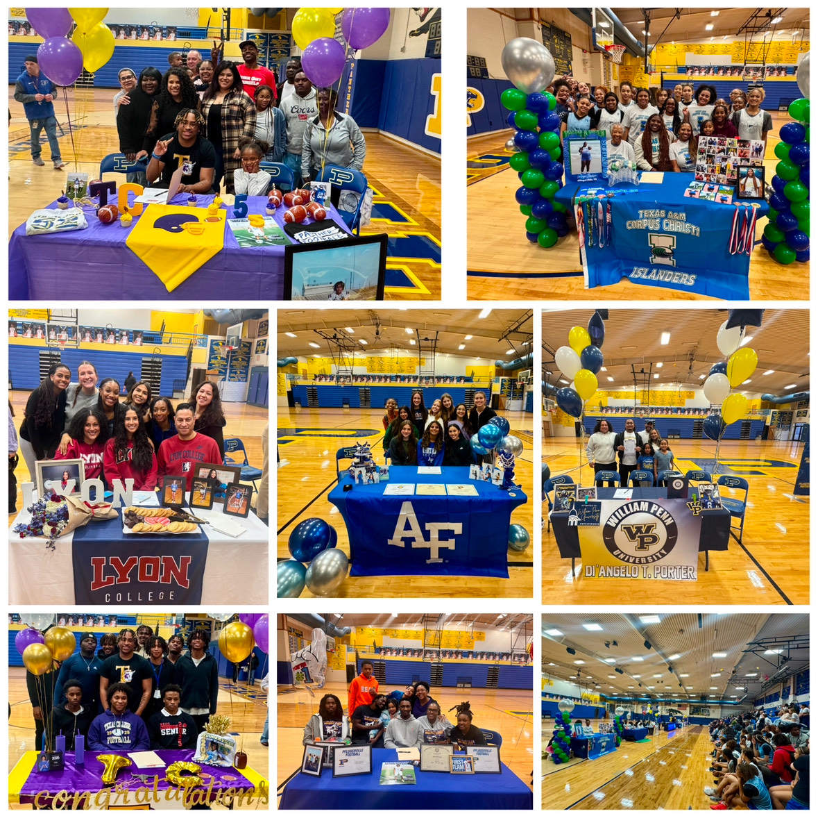 7 of our incredible Student-Athletes are taking their talents to the next level! We couldn’t be prouder as they officially sign to continue their journeys in Football, Volleyball, Soccer, and Track &amp; Field!!! Congratulations to these outstanding student-athletes!