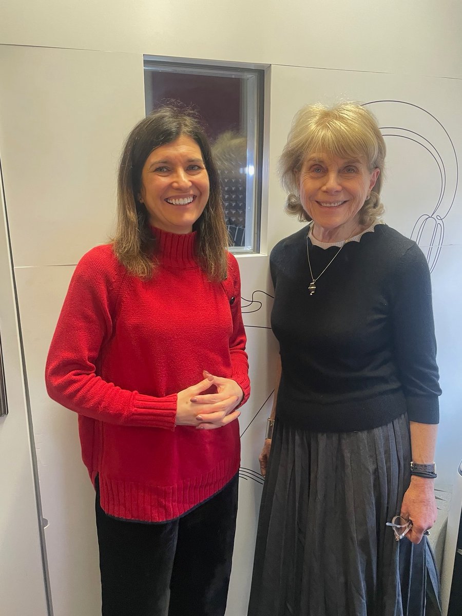 It was such a pleasure to meet the brilliant <a href="/annesebba/">Anne Sebba</a>  at the recording of her wonderful book ‘The Women’s Orchestra of Auschwitz’. A very intense few days but a true privilege to be telling this remarkable story that Anne has presented in such a clear, moving &amp; powerful way.