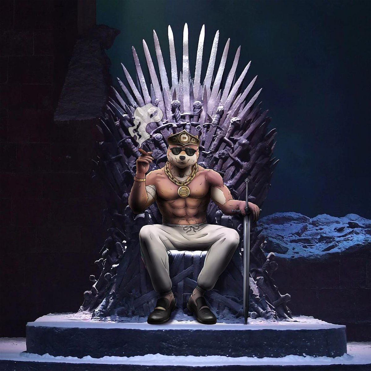 <a href="/cz_binance/">CZ 🔶 BNB</a> No point in making a new dog memecoin when you got KING DOGEN, First of His Name, King of the Alphas, and the Sigmas, and the Fearless DEGENS, Lord of the DOGEVERSE, and Dominator of the MEMECOIN REALM sitting on the throne. $DOGEN