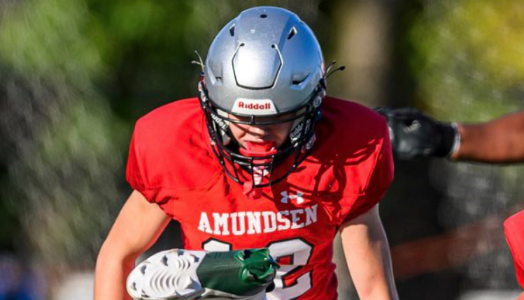 EDGYTIM's tweet photo. Brand New: Meet @AHSFOOTBALL01 Amundsen  2026 S/LB @grmorgan_12  Grant Morgan who is our latest prospect to watch https://t.co/ws7ozv1XjJ https://t.co/76LCH2TuAN