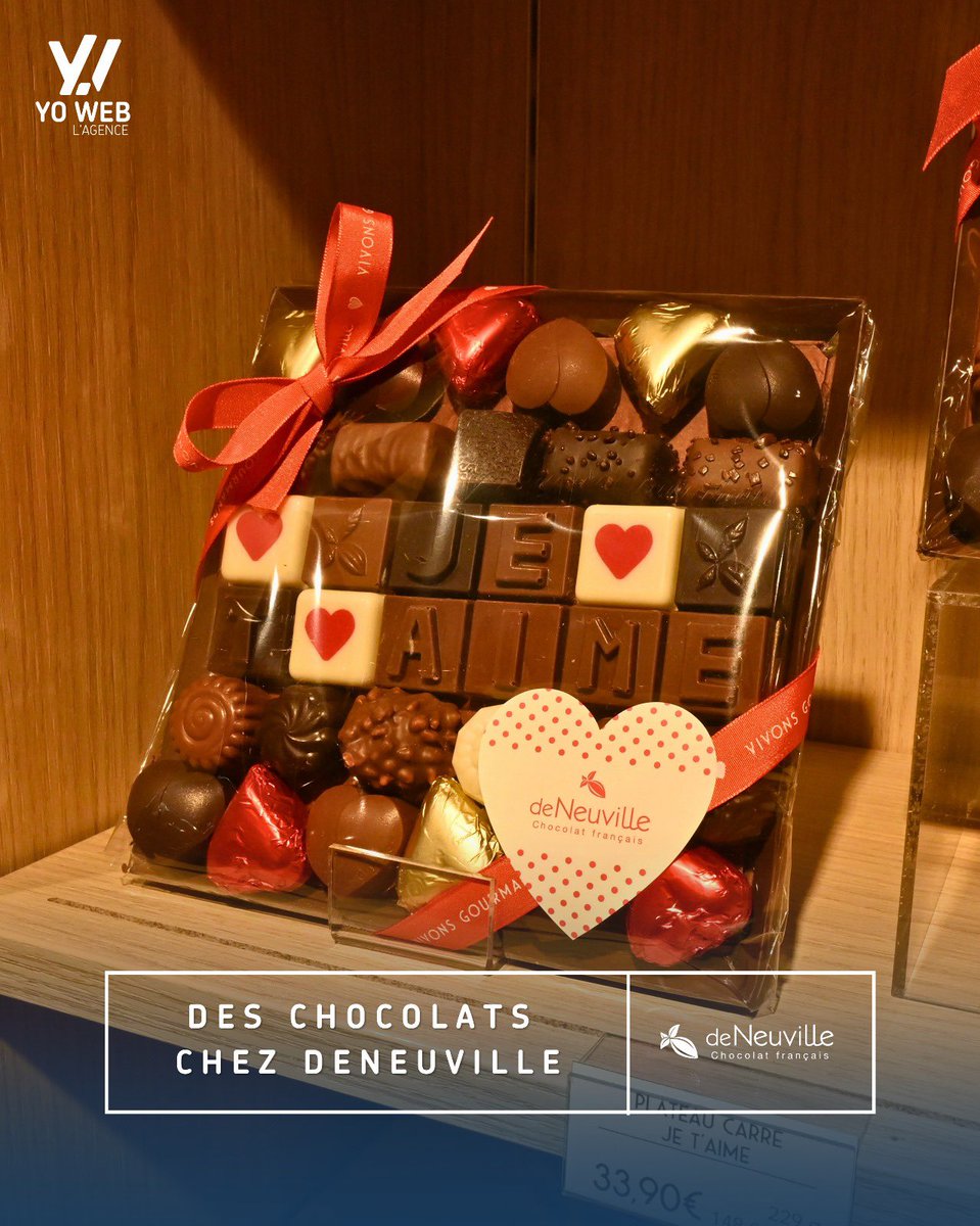 agence_yoweb's tweet image. 💝 Nos suggestions de cadeaux pour la Saint-Valentin par nos clients 💝

🍫 1er cadeau : Un instant gourmand 🍫

Offrez de délicieux chocolats de chez De Neuville, vivons gourmands Villars ! Une douceur sucrée qui fait toujours plaisir. 😁 

Cultivons vos Différences... 🌍 #YoWeb