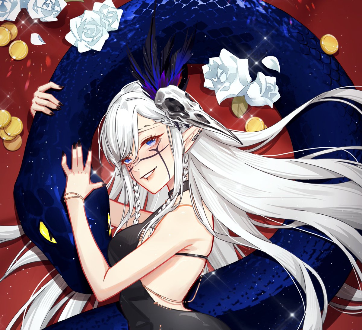 SnootyDeath's tweet photo. Can you unlock the full phone wallpaper before Valentines Day?

Goal is 100 likes 💙 I'll post the full hi rez on my kofi for free download as well~ https://t.co/K1ahobTA2H