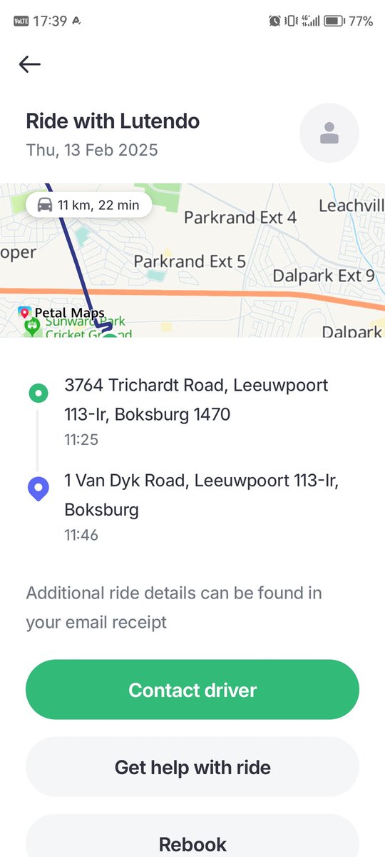 hlatsilo's tweet photo. @boltapp This was my trip request, and the driver did overcharged me. First frame is the distance traveled,second trip is what the driver charged. 
I want my money back please https://t.co/3n9iVr8oBB