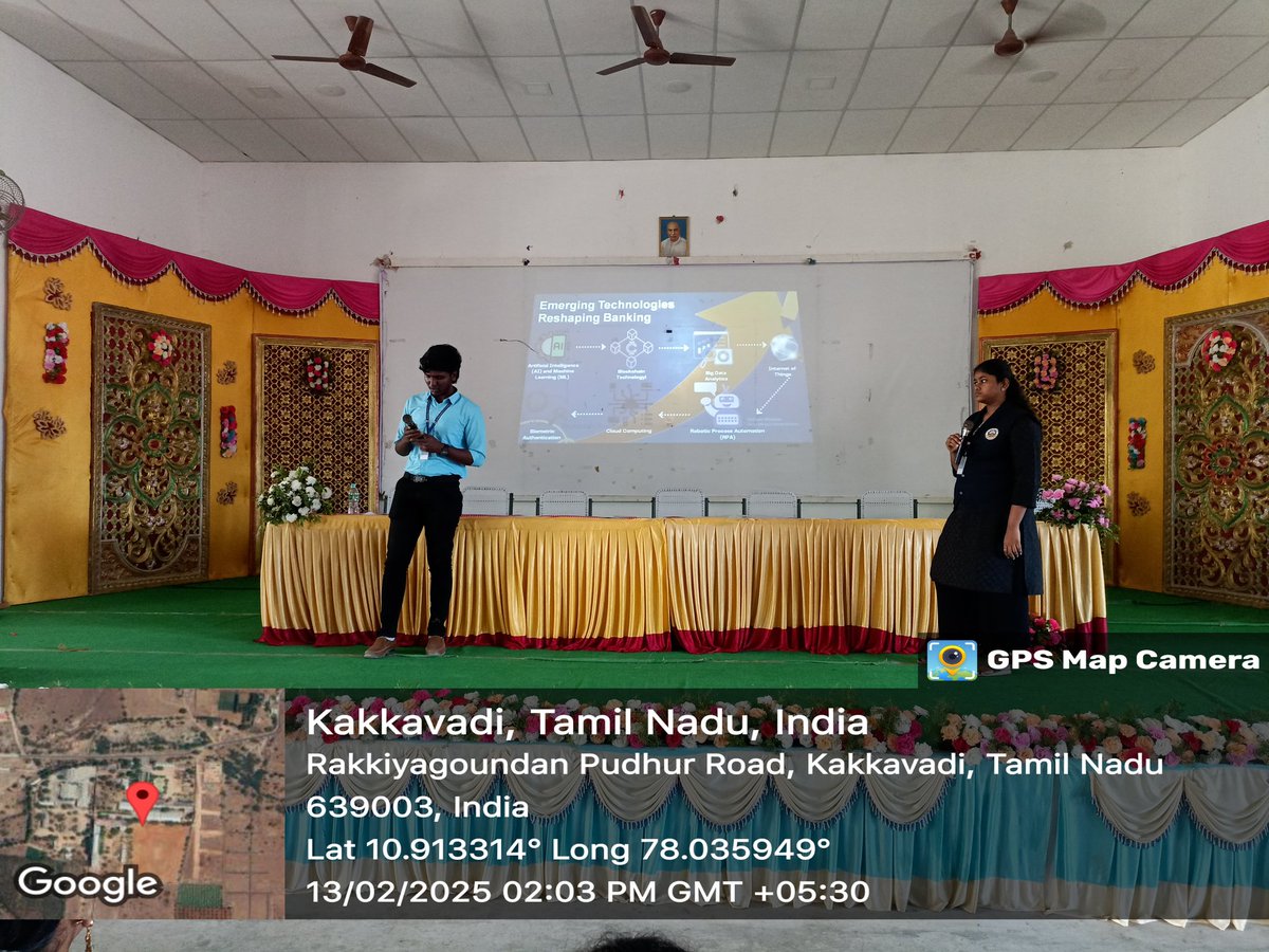 vadivelpvs's tweet photo. Day 1 of our #International #Conference on #Investment and #Banking #ICIB2025 in our #Jairams Arts and Science College #Karur.

RP :
Dr.Madhusoodanan Kartha N.V., Asso. Prof., Govt  Arts College, Thirssur, 

Dr.N.Shanmugam, Asso. Prof., Govt. Arts College (A), Karur, TN
#JASCK https://t.co/6gHwHK6g2e