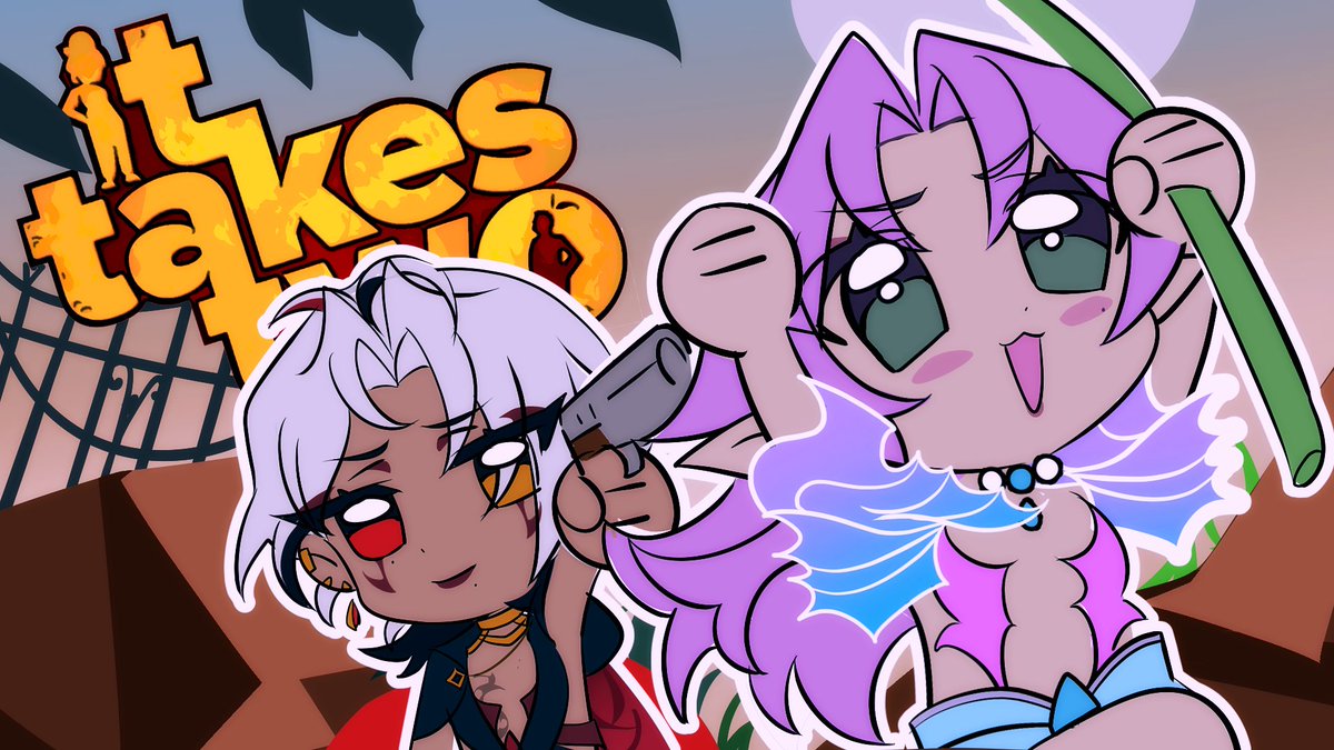 【💛It Takes Two 】Collab
Gonna be streaming with <a href="/CrimsonHex_/">Ruby 💋💫</a> 

📆Tomorrow 2/14!
Hope to see you there ~
#vtuber