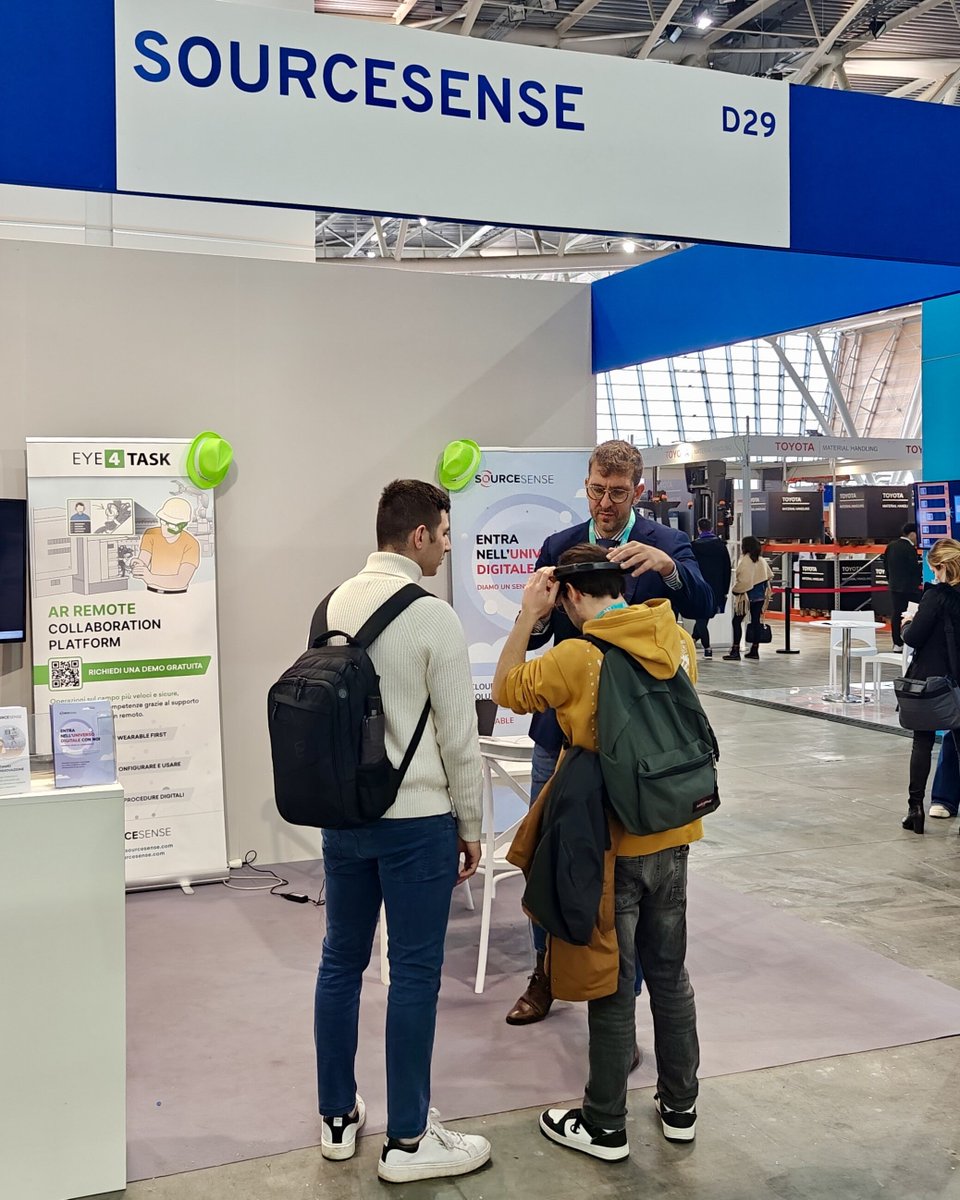 Sourcesense (@sourcesense) on Twitter photo In questi giorni siamo all’<a href="/AeTfiera/">A&T - Automation & Testing</a> di Torino per raccontare come implementare le operazioni di #assistenza e #manutenzione da remoto sfruttando la nostra piattaforma collaborativa #Eye4Task abbinata all’uso di #smartglasses. Passa a trovarci!
#competenze40 #competencetransfer In questi giorni siamo all’<a href="/AeTfiera/">A&T - Automation & Testing</a> di Torino per raccontare come implementare le operazioni di #assistenza e #manutenzione da remoto sfruttando la nostra piattaforma collaborativa #Eye4Task abbinata all’uso di #smartglasses. Passa a trovarci!
#competenze40 #competencetransfer