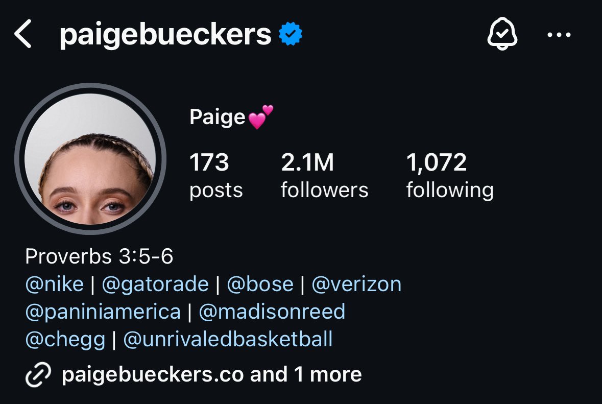 paige bueckers is quite literally the “head” of CeraVe