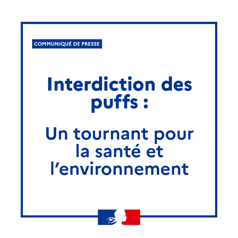 Sante_Gouv's tweet photo. #Communiqué 🗞️| Interdiction des #puffs : un tournant pour la #santé et l’ #environnement ⤵️