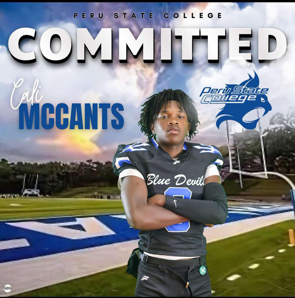 2problemmzzz's tweet photo. Official committed to Peru State let’s work!!!!!💙 https://t.co/kqGrL4ObQq