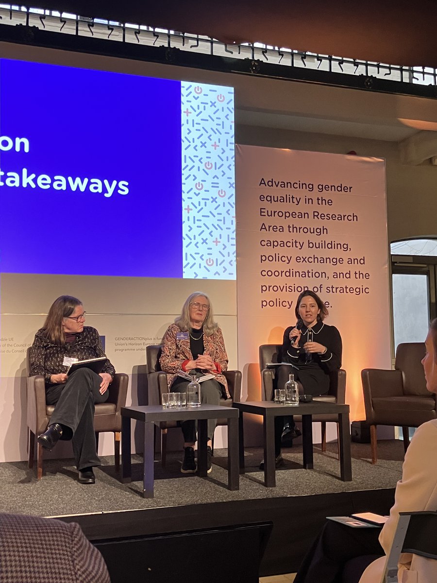 "We must unite diverse voices to systematically address sex &amp; gender in R&amp;I!"– Our #WomensHealth advocate Ffion Storer Jones emphasised collective responsibility &amp; called on 🇪🇺 to build on existing commitments in the face of rising threats to equality &amp; democracy, in science too.