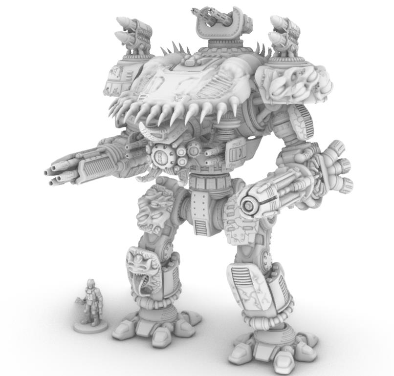 johnbearross's tweet photo. Another carapace for Corrupted Dominator mechs.
More tooth and claw than pustules and veins.
#darkpowers #corruption #projectdominator #gross #mech #mecha #toothandclaw #3dprinting #digitalsculpting #armedsculptor https://t.co/jYLJoJpZbb