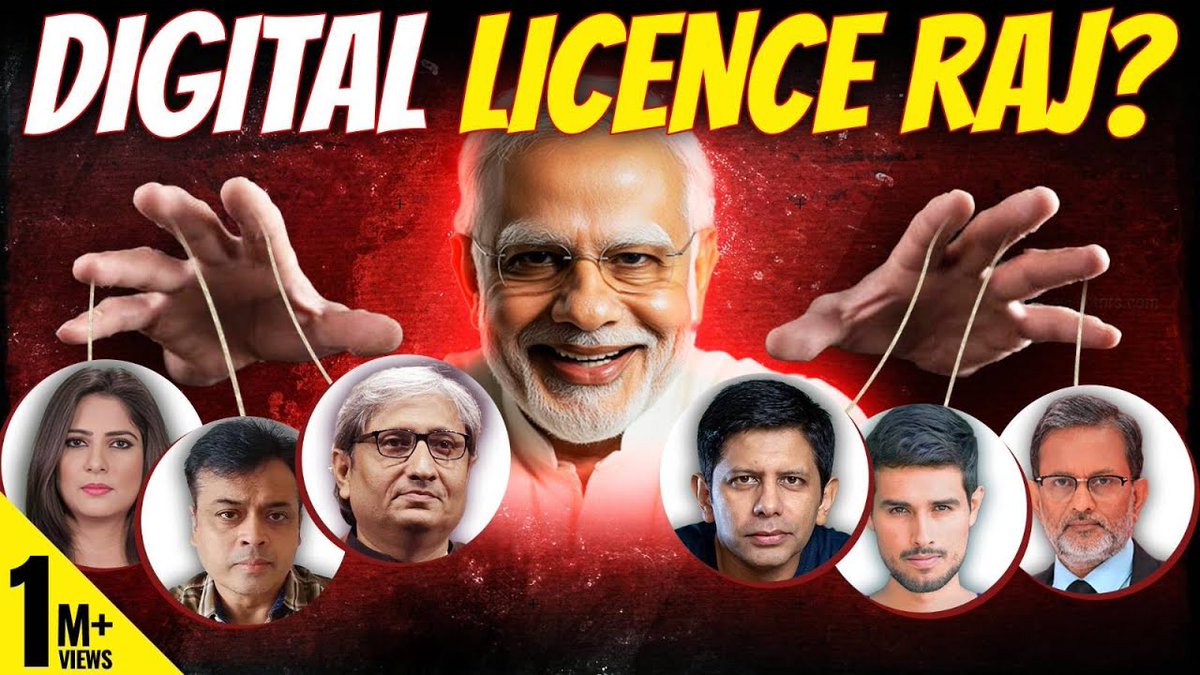 TheDeshBhakt's tweet photo. The chronology is becoming clearer now; with calls for more 'tougher digital rules' coming from the establishment...
There 'rules' are nothing but the Digital Broadcast Bill that the Govt. had been forced to pull back earlier. 
 @ReheSamay & @BeerBicepsGuy just giving the perfect opportunity to the Govt to control / heavily regulate our last independent spaces - https://t.co/PxIo6sb4rY