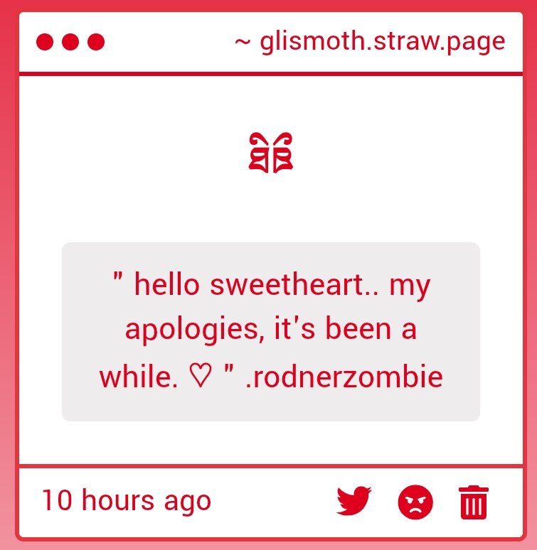 glismoth's tweet image. Hii darling ⸝ it has .ᐟ Miss me .ᐣ 𖹭

ཐིཋྀ glismoth