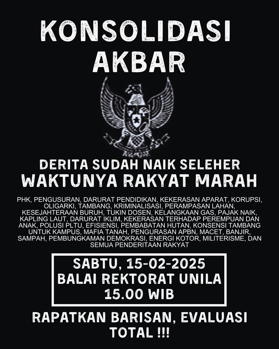 YLBHI's tweet image. Buat kamu yang ada di Bandar Lampung, mari rapatkan barisan!

  #PeringatanDarurat