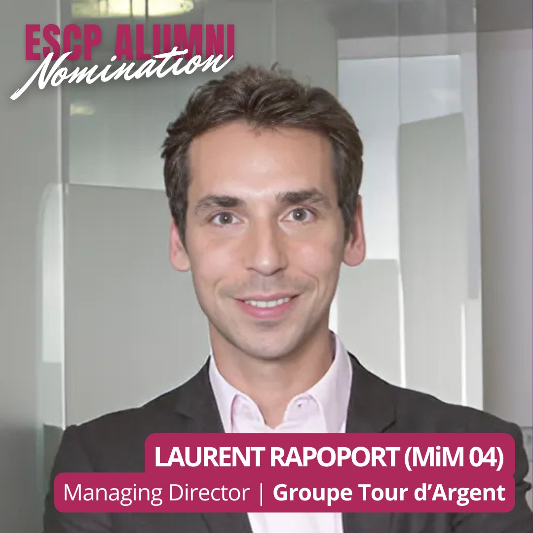 [APPOINTMENT] Laurent Rapoport (MiM 04), appointed Managing Director of the Tour d’Argent group. With 15 years of experience in #retail and mass distribution, Laurent Rapoport is now stepping into the world of #gastronomy at the helm of this family-owned institution. Congrats!