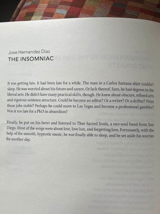 “The Insomniac” by Jose Hernandez Diaz (<a href="/JoseHernandezDz/">Jose Hernandez Diaz</a>)

NEW from Issue 13 ✨