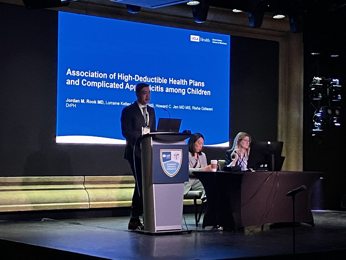 Lorraine Kelley-Quon, MD, MSHS, FACS, FAAP (@lkelley_quon) on Twitter photo #ASC2025 <a href="/JRookMD/">Jordan Rook</a> presents findings from #MarketScan highlighting “Association of High-Deductible Health Plans and Complicated Appendicitis among Children.” Insurance type impacts pediatric surgical morbidity and costs! <a href="/UCLASurgeryRes/">UCLA General Surgery Residency Program</a> <a href="/ChildrensLA/">Children's Hospital LA</a> <a href="/UnivSurg/">Society of University Surgeons (SUS)</a> <a href="/AcademicSurgery/">Assoc4AcademicSurgery</a> #ASC2025 <a href="/JRookMD/">Jordan Rook</a> presents findings from #MarketScan highlighting “Association of High-Deductible Health Plans and Complicated Appendicitis among Children.” Insurance type impacts pediatric surgical morbidity and costs! <a href="/UCLASurgeryRes/">UCLA General Surgery Residency Program</a> <a href="/ChildrensLA/">Children's Hospital LA</a> <a href="/UnivSurg/">Society of University Surgeons (SUS)</a> <a href="/AcademicSurgery/">Assoc4AcademicSurgery</a>