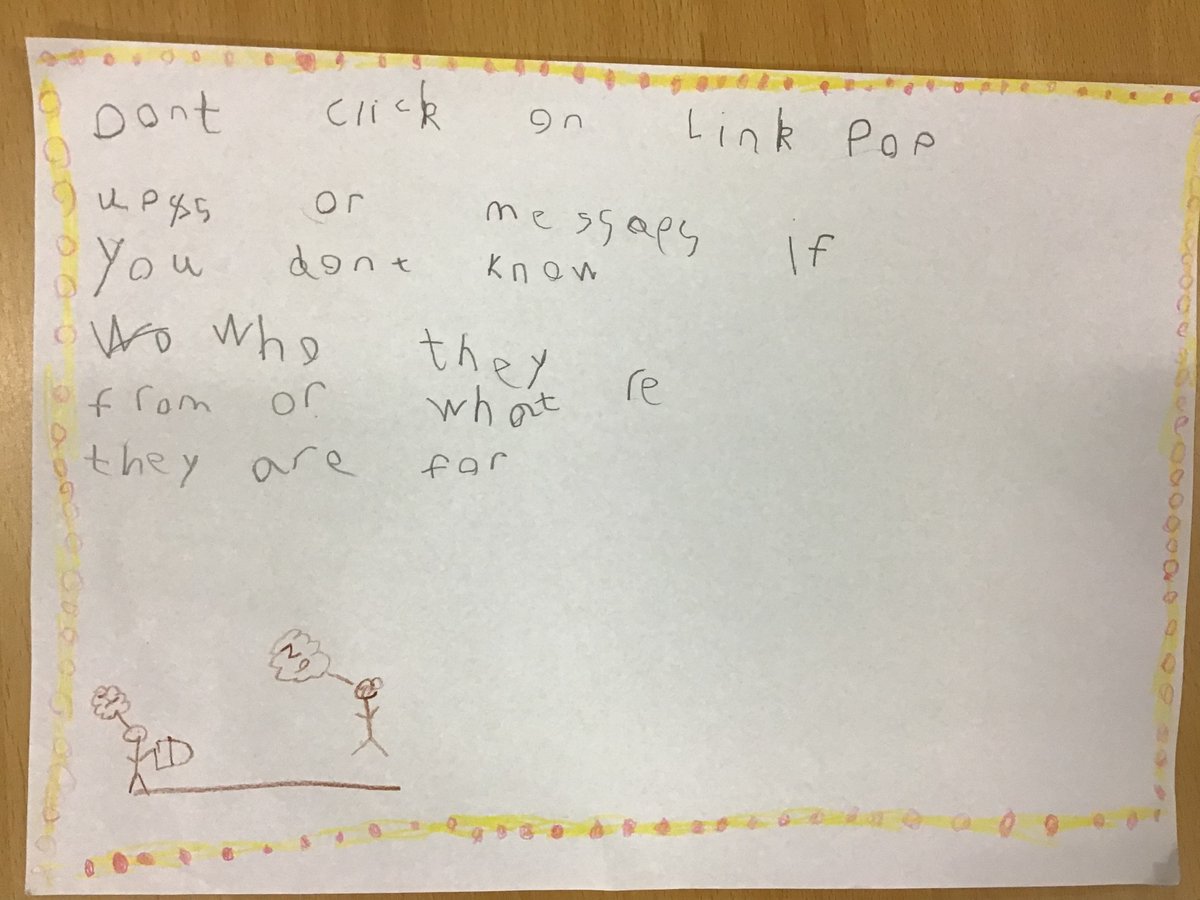 bishoptonprim's tweet image. KS1 have been learning about scams online for internet safety. 💻🖥️
#bishoptonks1 #SaferInternetDay #bishoptoncomputing