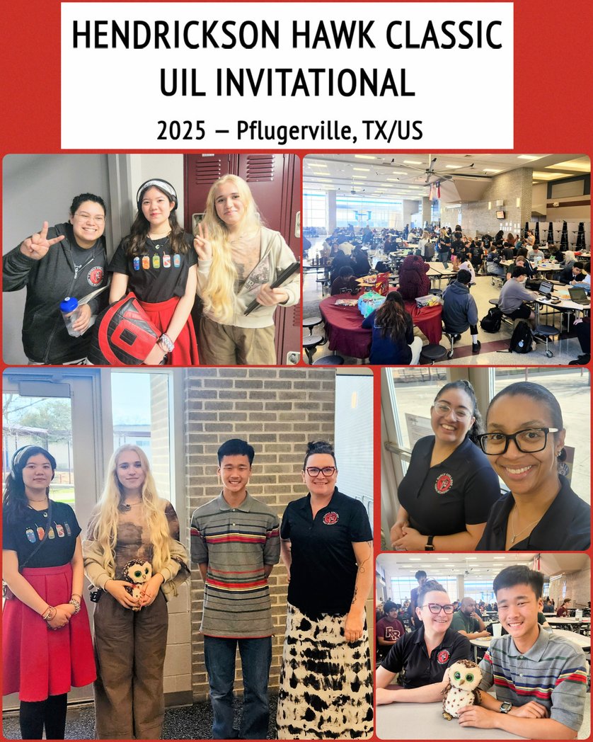 Early College RRISD (@echs_rrisd) on Twitter photo WE ARE PLEASED TO OFFICIALLY BE MEMBERS OF THE UNIVERSITY INTERSCHOLASTIC LEAGUE <a href="/uiltexas/">Texas UIL</a> FOR ACADEMICS!!! Our <a href="/ECHS_RRISD/">Early College RRISD</a> Academic UIL Club began this year, led by ECHS teacher, Robin Foerster. Members of our ECHS UIL Club debuted by engaging in their FIRST UIL Invitational! π¦ WE ARE PLEASED TO OFFICIALLY BE MEMBERS OF THE UNIVERSITY INTERSCHOLASTIC LEAGUE <a href="/uiltexas/">Texas UIL</a> FOR ACADEMICS!!! Our <a href="/ECHS_RRISD/">Early College RRISD</a> Academic UIL Club began this year, led by ECHS teacher, Robin Foerster. Members of our ECHS UIL Club debuted by engaging in their FIRST UIL Invitational! π¦