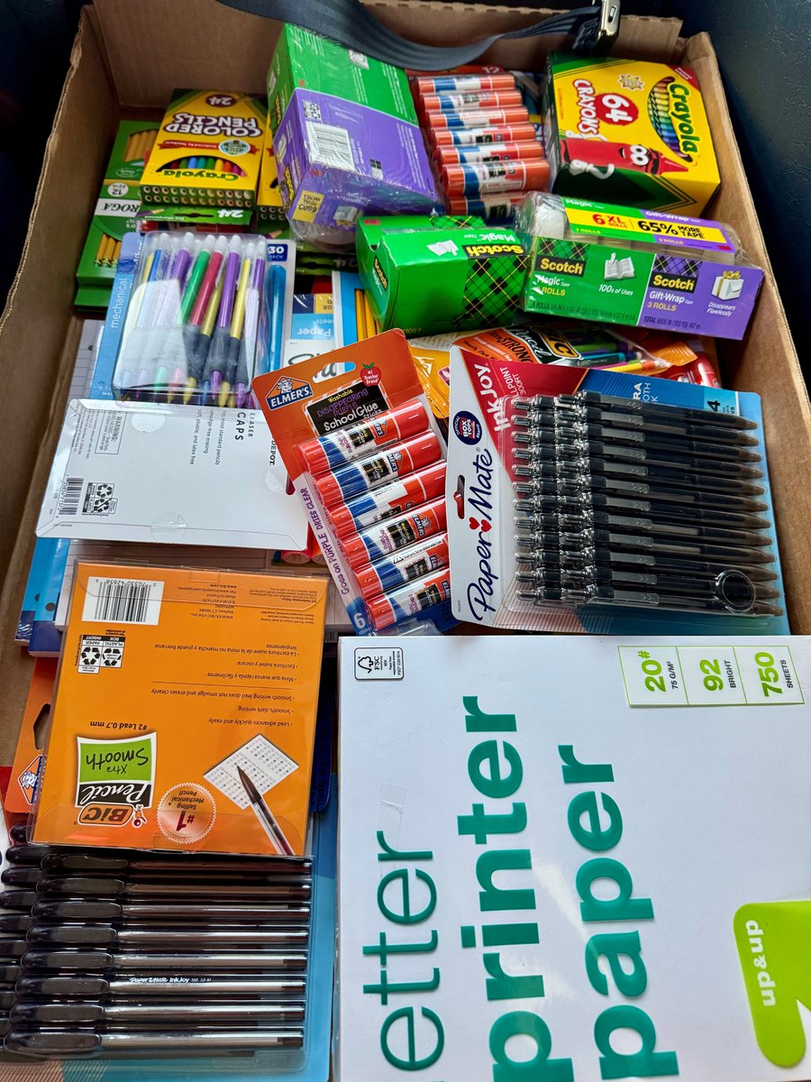 🙏 Thank you <a href="/NCCI/">NCCI</a> for helping us STUFF THE BUS!! 

✏️🎒 Drop off supplies at <a href="/officedepot/">Office Depot</a> at 2627 Okeechobee Blvd. in West Palm Beach until 6:30 p.m. Thursday.

You can also purchase supplies here 👉 tinyurl.com/mwssvrfb

<a href="/CBS12/">WPEC CBS12 News</a>