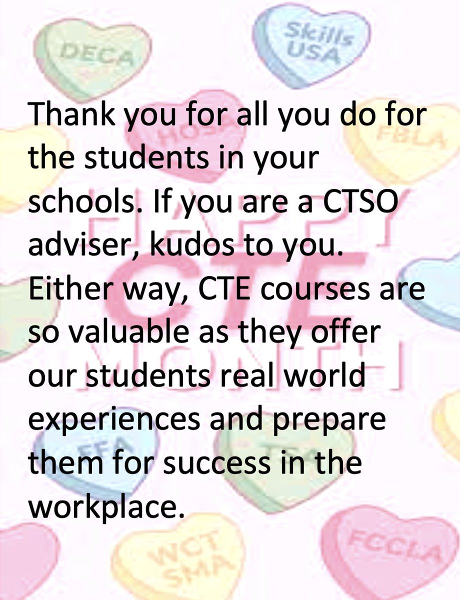 CTE educators, administrators, advisers, mentors, stakeholders, etc.--