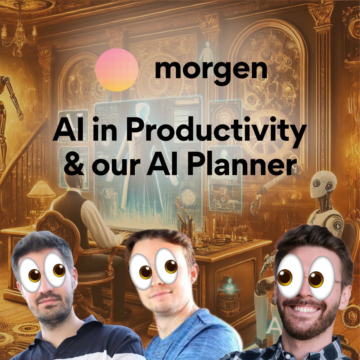 D.T. (@thevidtedaldi) on Twitter photo Later today, for this week's office hours we are going to chat about how to embed AI into productivity apps, and how we did this with our just-released AI Planner.
Join me, <a href="/DannyHatcher/">Danny Hatcher</a>, and <a href="/marco_ancona/">Marco Ancona</a> at 11 am PST // 2 pm EST // 8 pm CET on Youtube or Discord. Later today, for this week's office hours we are going to chat about how to embed AI into productivity apps, and how we did this with our just-released AI Planner.
Join me, <a href="/DannyHatcher/">Danny Hatcher</a>, and <a href="/marco_ancona/">Marco Ancona</a> at 11 am PST // 2 pm EST // 8 pm CET on Youtube or Discord.