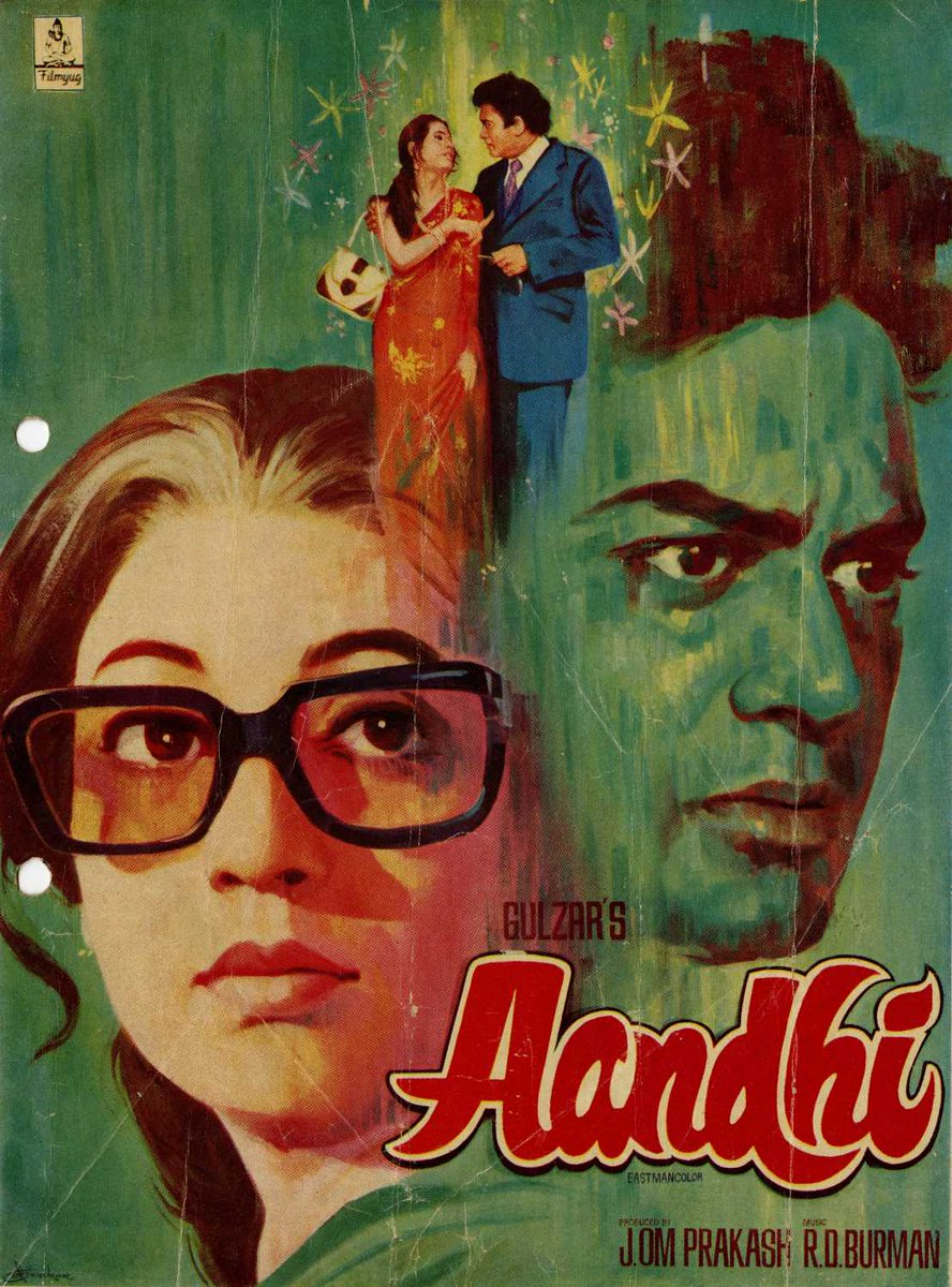 BombayBasanti's tweet photo. #50YearsOfAandhi

Tum Aa Gaye Ho
Tere Bina Zindagi Se
Is Mod Se Jate Hain 

#SanjeevKumar and #SuchitraSen in #Gulzar's Aandhi(1975).
The Indian govt banned the movie which boasted of superlative performances &amp; a terrific soundtrack by #RDBurman

@raimasen @GulzarPoetry https://t.co/lT8gUGviQO