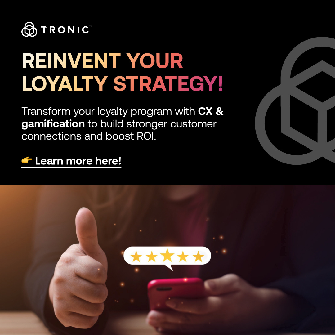 Tronic (@tronic_app) on Twitter photo Reinvent your loyalty program with CX and Gamification to boost ROI and create deeper customer connections! 
💡Read more: hubs.la/Q02WN2JW0
 #LoyaltyPrograms #CX #Gamification #CustomerLoyalty #MarketingROI Reinvent your loyalty program with CX and Gamification to boost ROI and create deeper customer connections! 
💡Read more: hubs.la/Q02WN2JW0
 #LoyaltyPrograms #CX #Gamification #CustomerLoyalty #MarketingROI