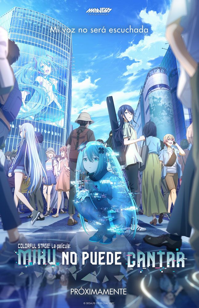 fanime_lat's tweet photo. ¡La espera terminó! La icónica diva virtual, Hatsune Miku, se prepara para deslumbrarnos con su película 'Colorful Stage: Miku no puede cantar'. No te pierdas esta aventura musical que llega a México. Más info aquí: https://t.co/vOJo6PZdBv #HatsuneMiku https://t.co/SOhiAX3jxm