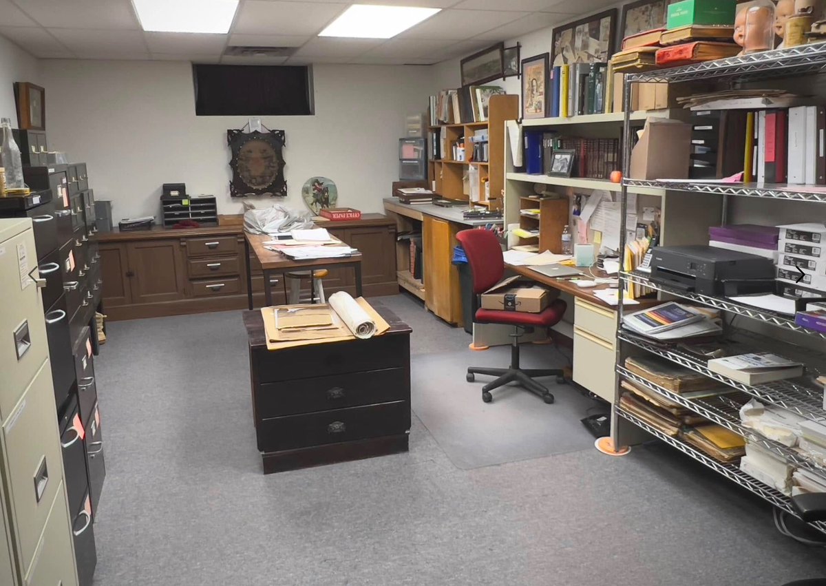 carnegieffiowa's tweet photo. If you haven’t been to the museum in a hot minute, we have had some changes happening! New office space and research space has been opened up to allow for greater flexibility and organization! #carnegiemuseum https://t.co/1yk5tpE1Je