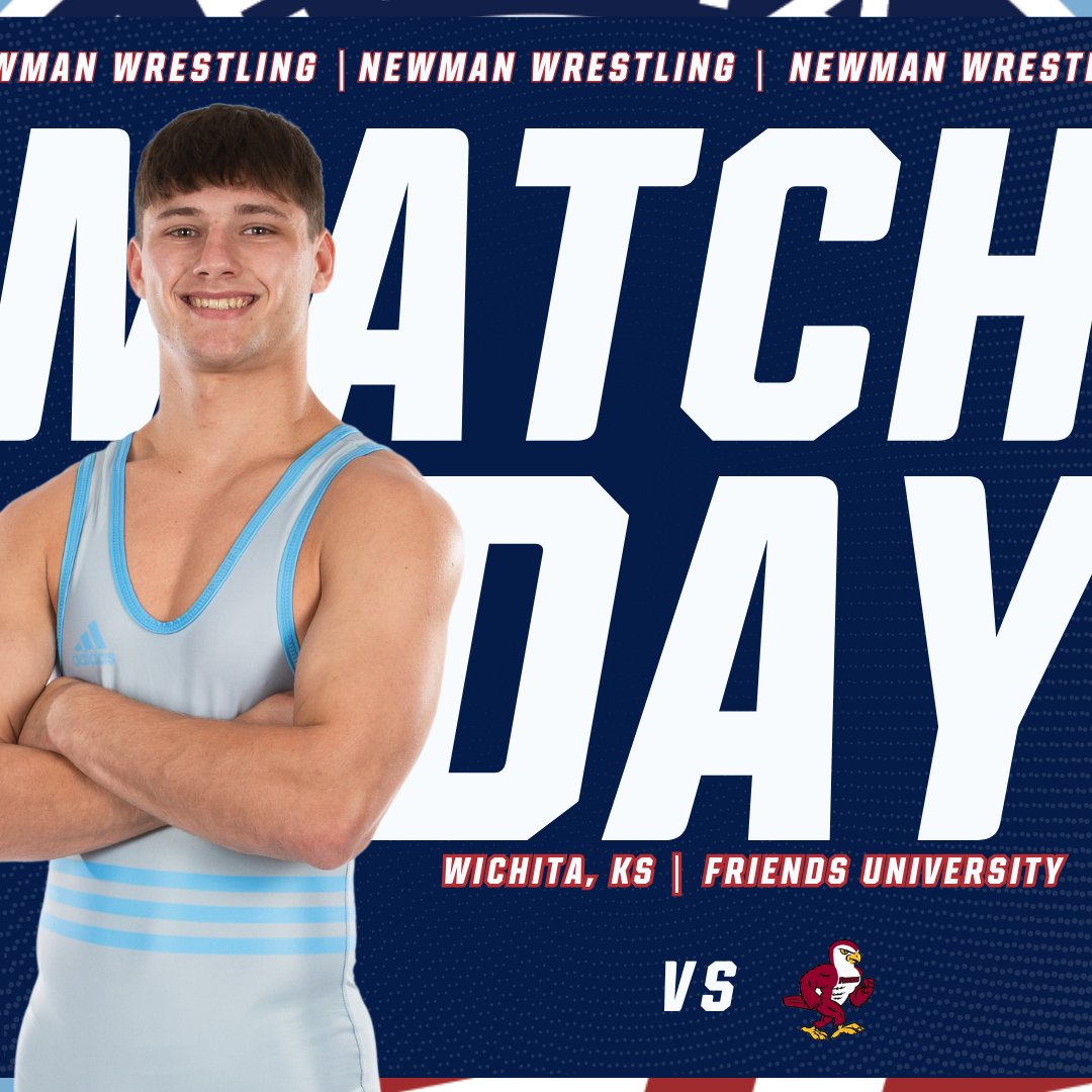 MATCH DAY!

🆚Friends
📍Wichita, KS | Friends Univ.
⌚6 PM
📈bit.ly/3P5AgBe 

#JetPower✈️ x <a href="/NewmanWrestling/">Newman Wrestling</a>