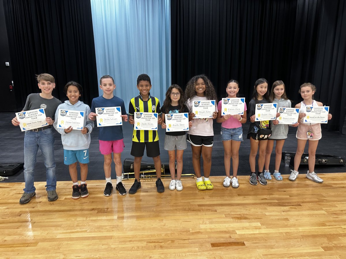 SasquatchPE's tweet photo. Congratulations to our ⁦@CHARACTERCOUNTS⁩  Players Cup Team for Lakeside Academy super proud of the our Team🙌🙌🙌 Celebrate them by joining us on March 26th at Tocoi Creek HS for our 5th grade competition https://t.co/KoeNKOTKw2