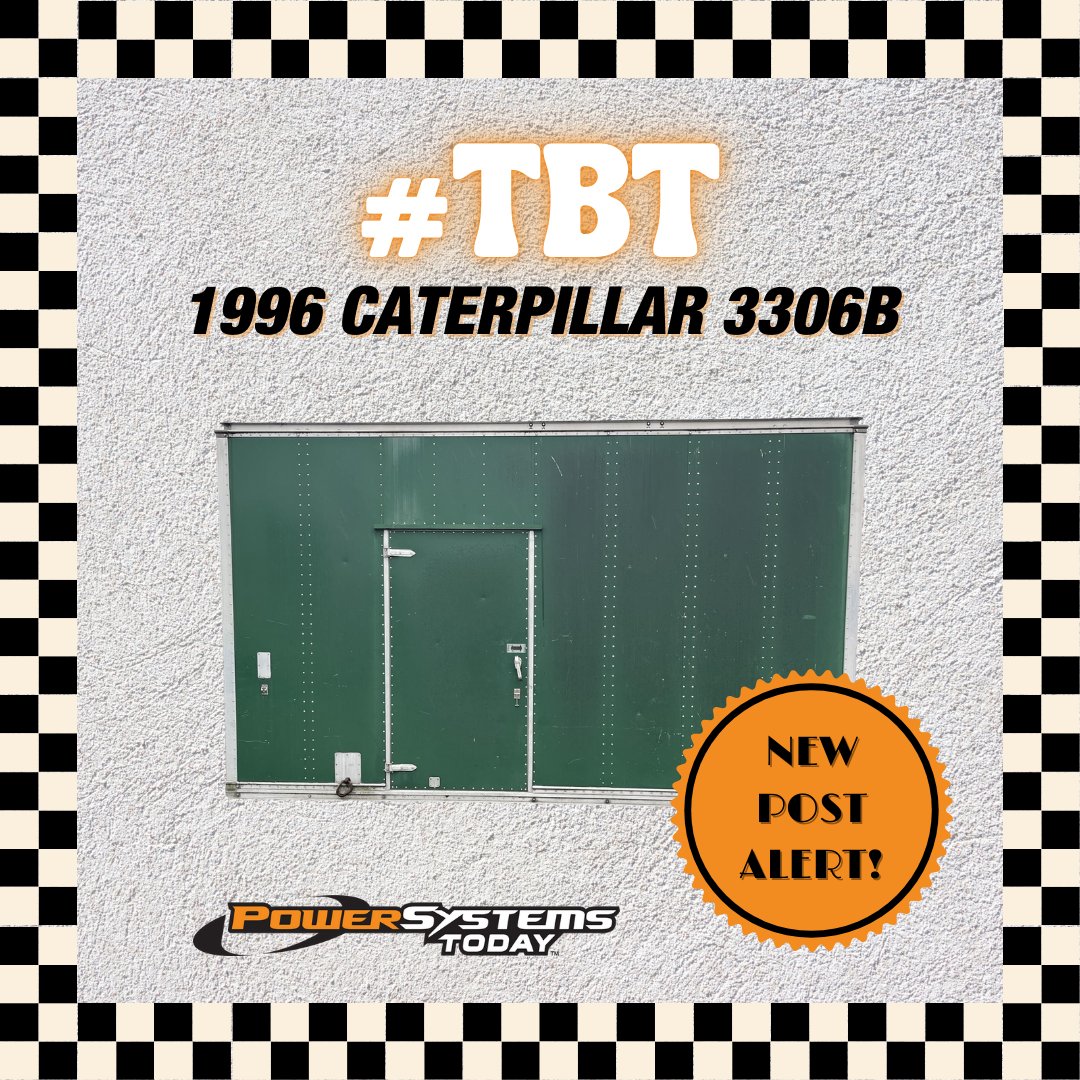 PowerSysToday's tweet image. #TBT: 𝟏𝟗𝟗𝟔 𝐂𝐀𝐓𝐄𝐑𝐏𝐈𝐋𝐋𝐀𝐑 𝟑𝟑𝟎𝟔𝐁 🔥

✅ 250 kW |⏳1,071 Hours |⚡480 V

📞 Call (317) 942-7000!

See the full listing HERE! 👀👇
🔗 ow.ly/Yp0250UXVy9

#StationaryGenerators #IndianaGenerators #PowerSystemsToday